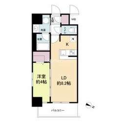 阿波座駅 徒歩3分 2階の物件間取画像